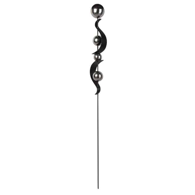 Gartenstecker - Kugeln - aus Metall - ca. 12,5 x 10 x 120 cm