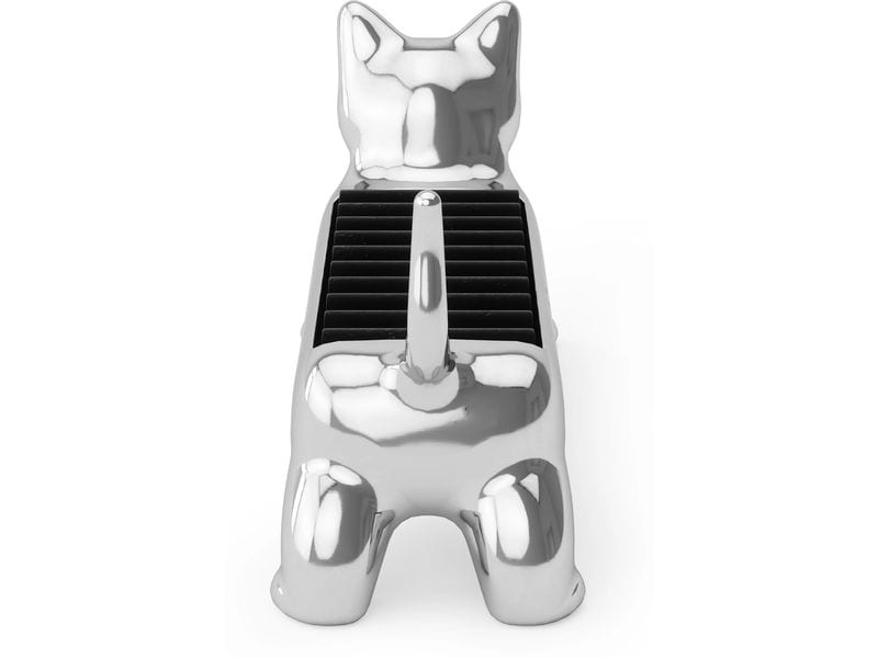 Umbra Ringhalter Ali Cat 16 x 14 x 17 cm, Chrom Halter für 10 Ringe