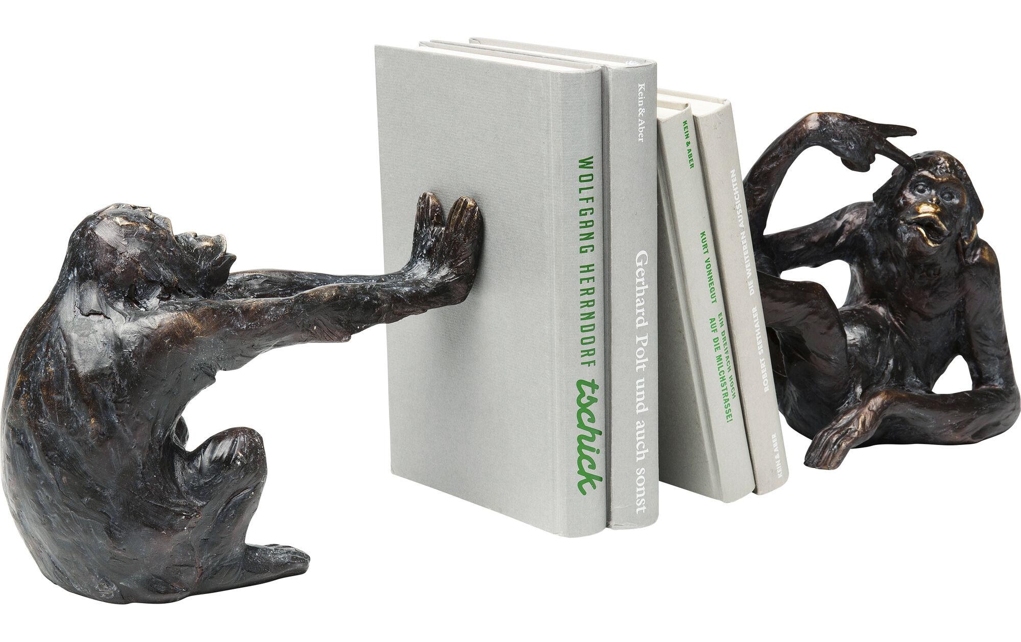 Kare Design Buchstütze »Monkey Braun«