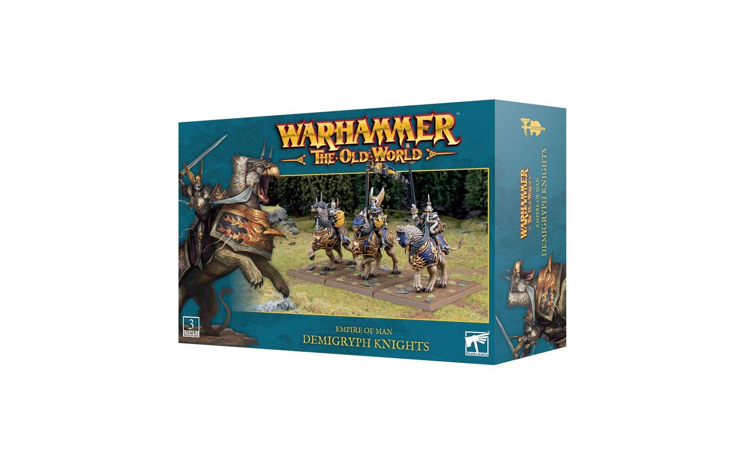 Warhammer Old World Empire Of Man: Demigryph KnightsWarhammer Old World Demigreifen-Ritter – Bausatz