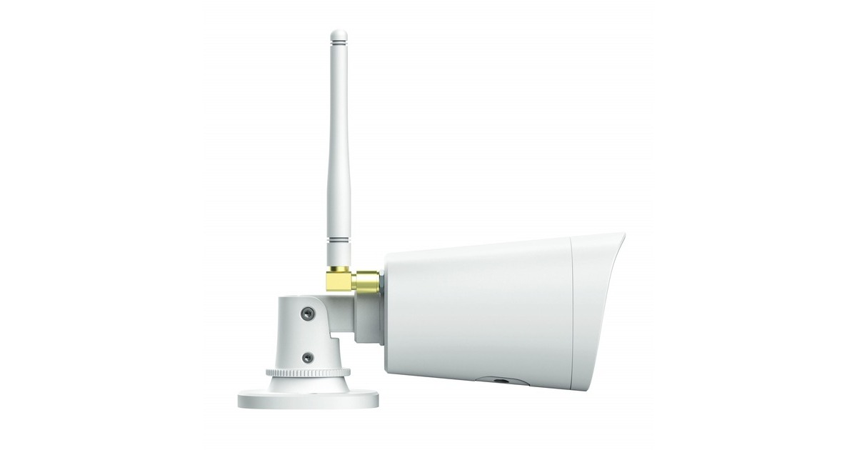 KlikAanKlikUitSlimme Wifi IP Beveiligingscamera voor buiten  (Wit)