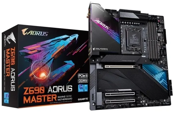 [OUTLET] - Gigabyte Z690 AORUS MASTER, Intel, LGA 1700, Intel® Core™ i5, Intel® Core™ i7, Intel® Core™ i9, LGA 1700, DDR5-SDRAM, 128 GB