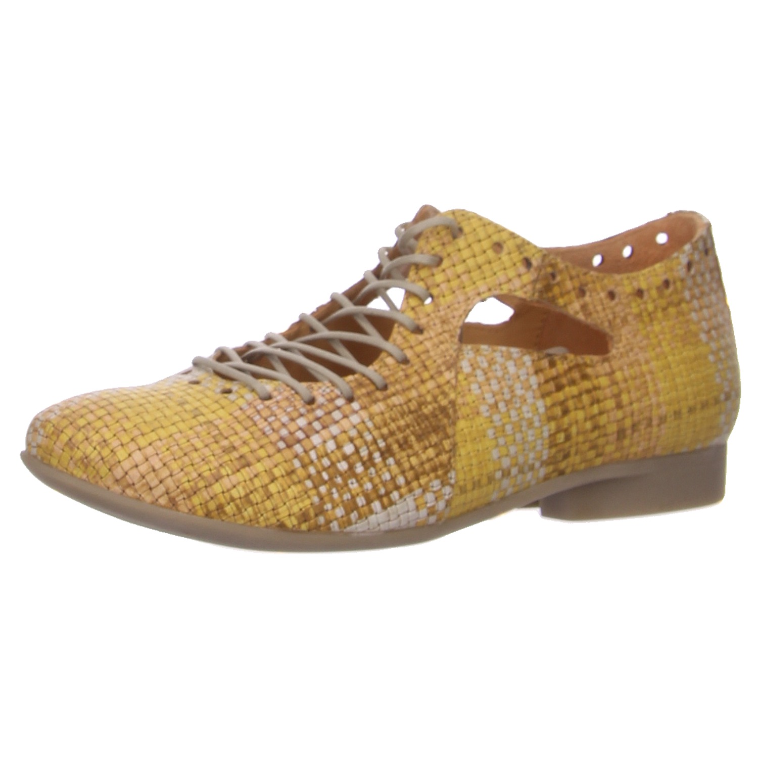 Think Schnürschuhe gelb gelb/orange