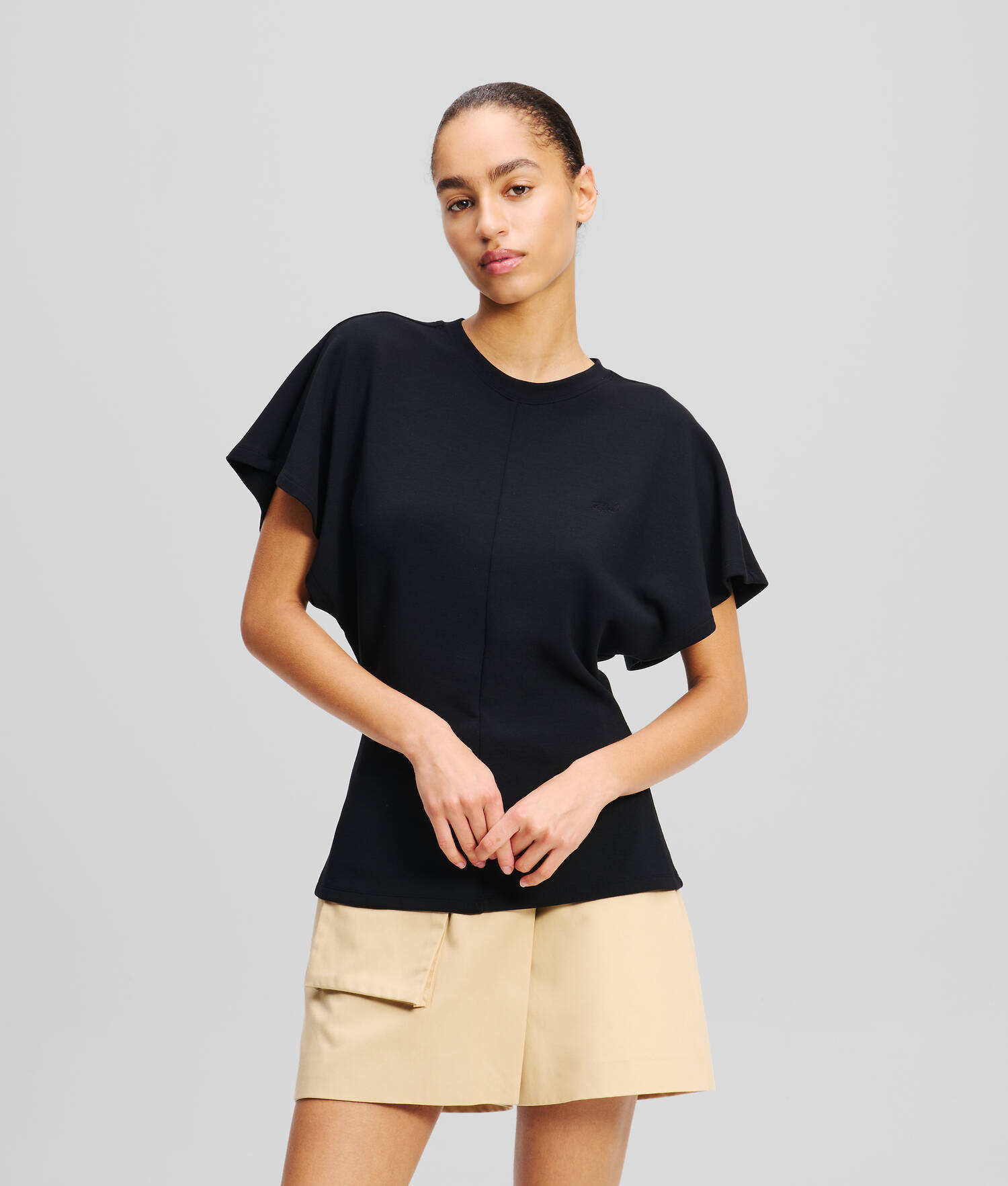 T-SHIRT SOUPLE - Noir