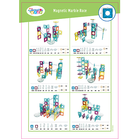 Constructor Kids magnetisk byggesæt 105 dele