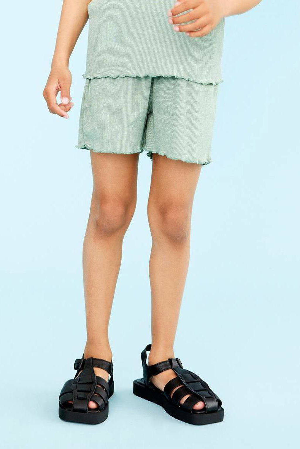 NAME IT regular fit short NKFTARA groen