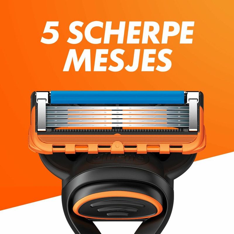 Gillette - Fusion 5 - Scheerset - Houder & 11 Navulscheermesjes