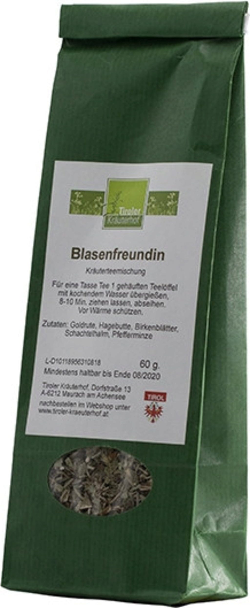 Tiroler Kräuterhof  Blasenfreundin Tee, 60 g