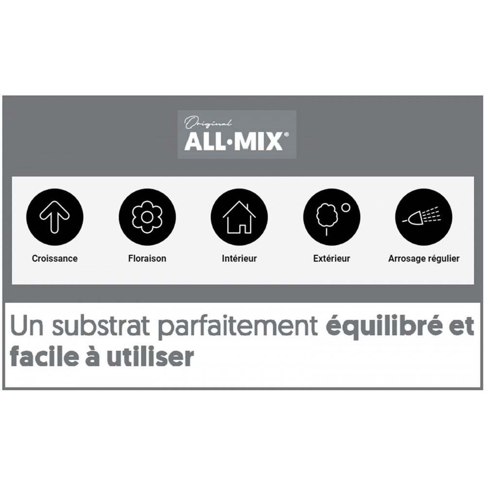 Terreau all.mix en sac de 50 litres