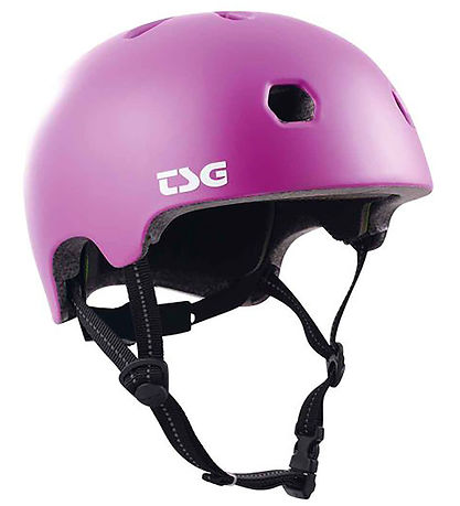 TSG Fahrradhelm - Meta Solid Color - Satin Purple Magie