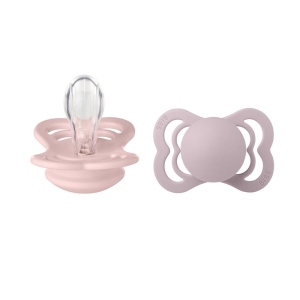 BIBS Silicone Symmetrical 0-6m blossom dusky lilac, 2 Stück