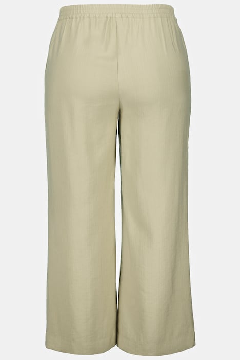 Culotte Mary, Streifen, weites Bein, Bindegürtel
