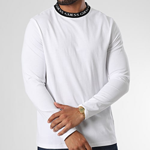 Tee Shirt Manches Longues M2BI90-K8FQ4 Blanc