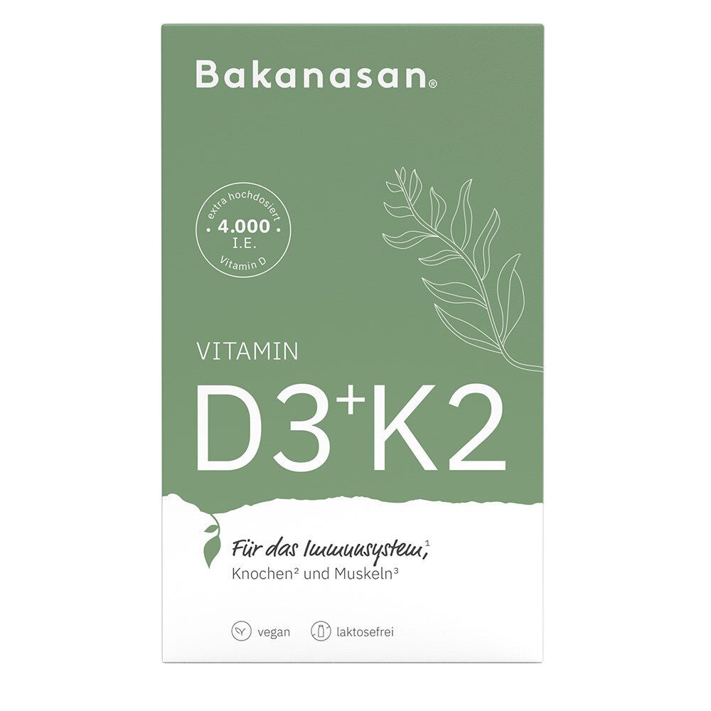 Bakanasan® Vitamin D3 + K2 4.000 I.E.