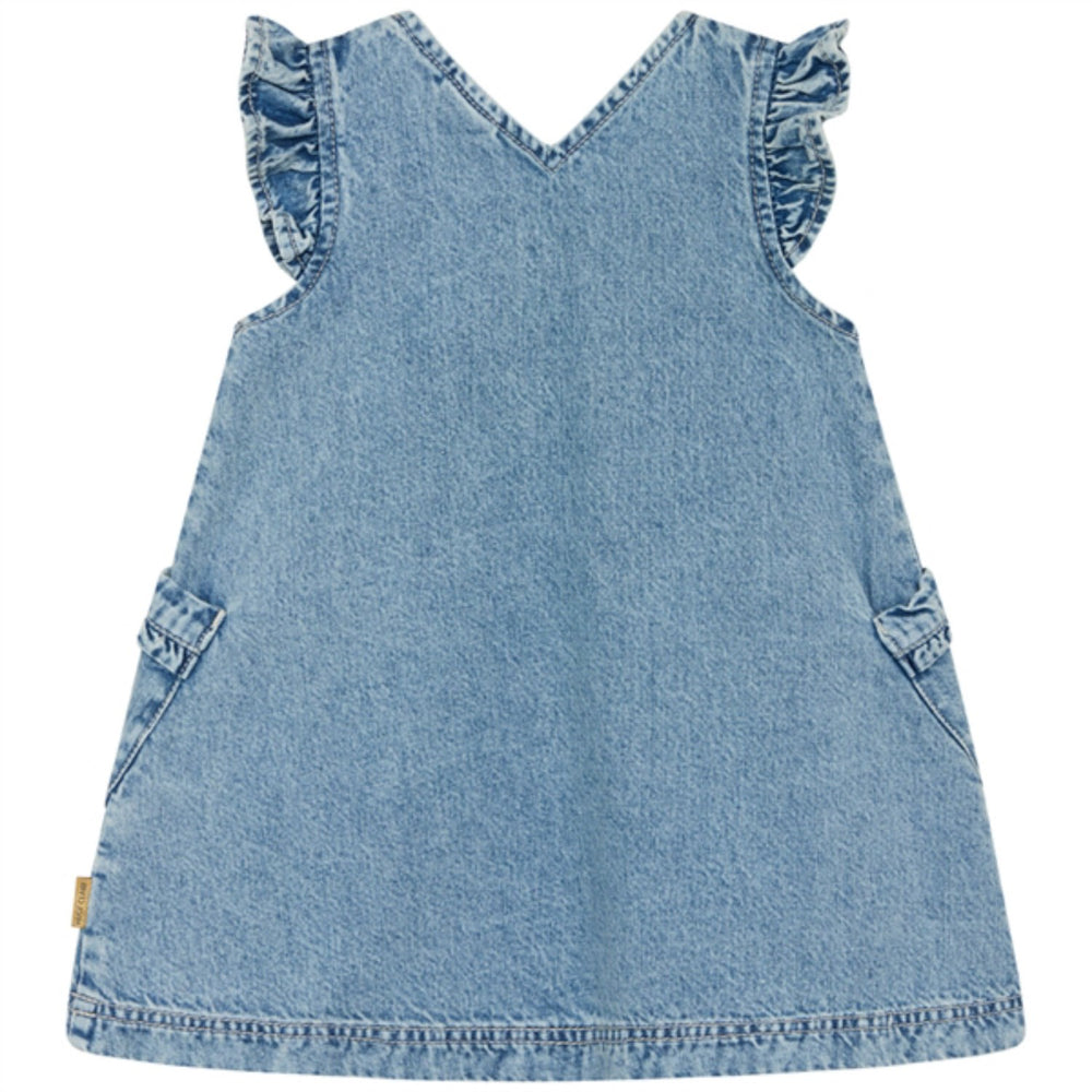 Køb Hust & Claire X Luksusbaby Washed Denim Kaila Kjole