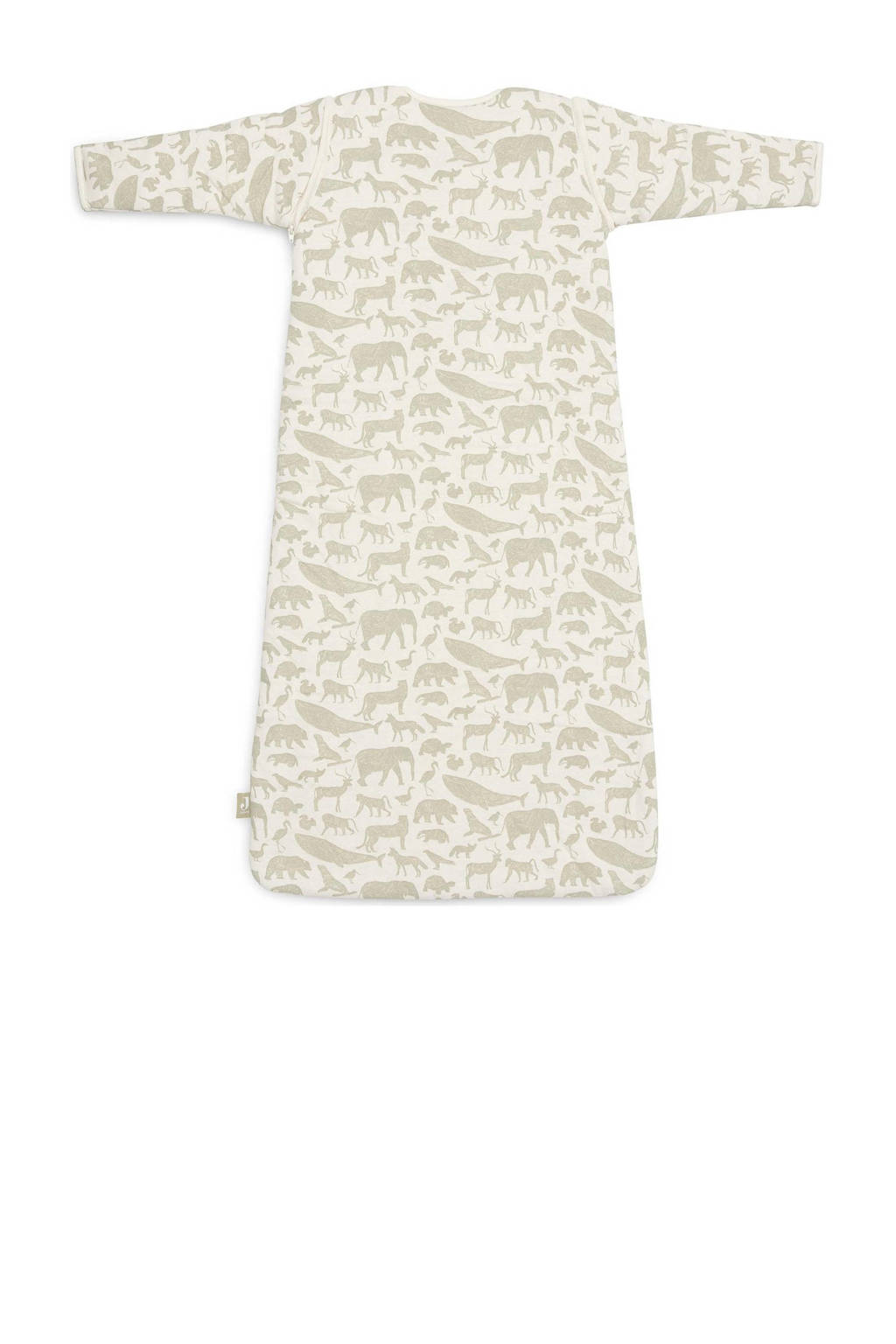 Slaapzak valt superbaby slaapzak met afritsbare mouw Animals - Olive Green