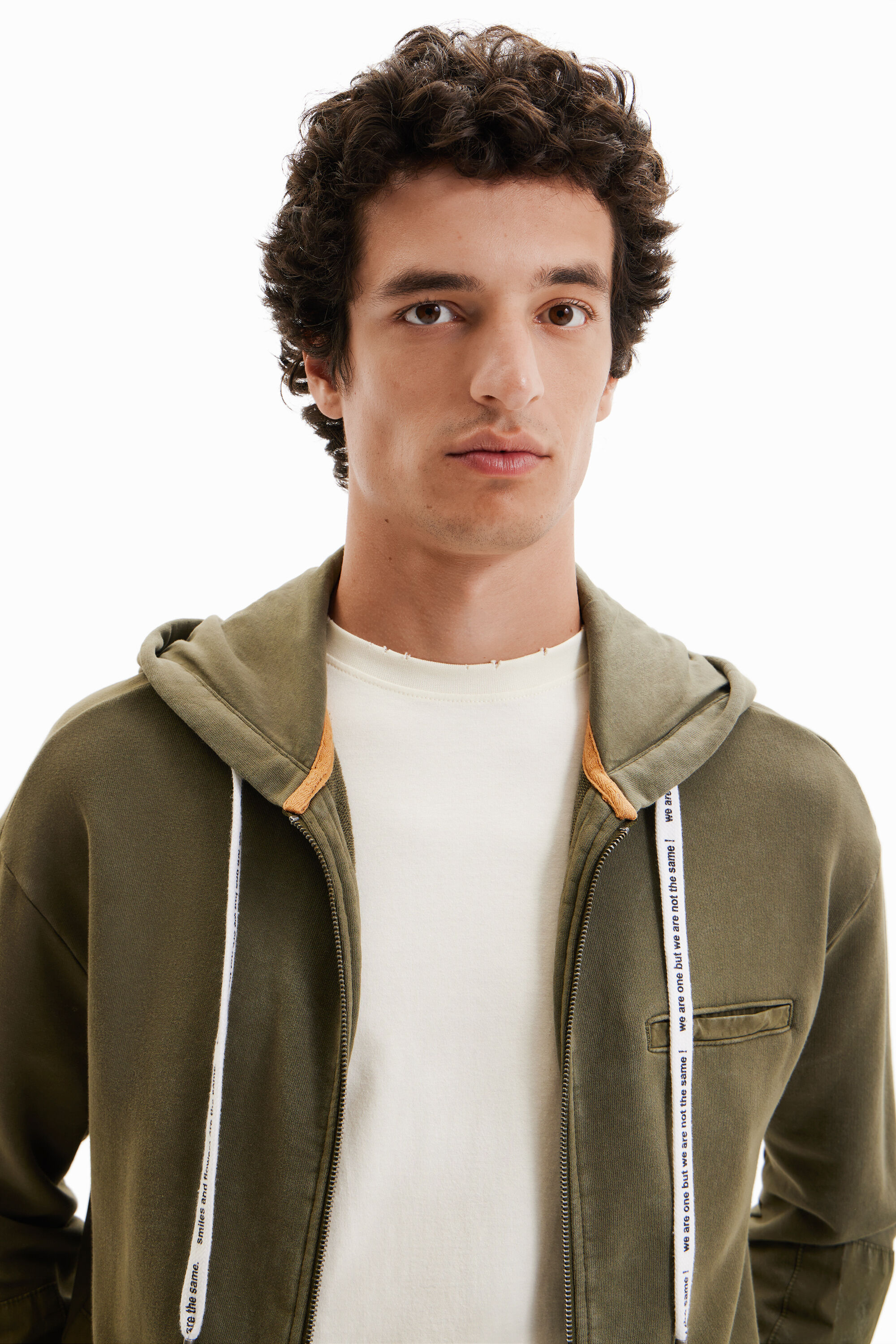 Sweat-shirt capuche fermeture Éclair