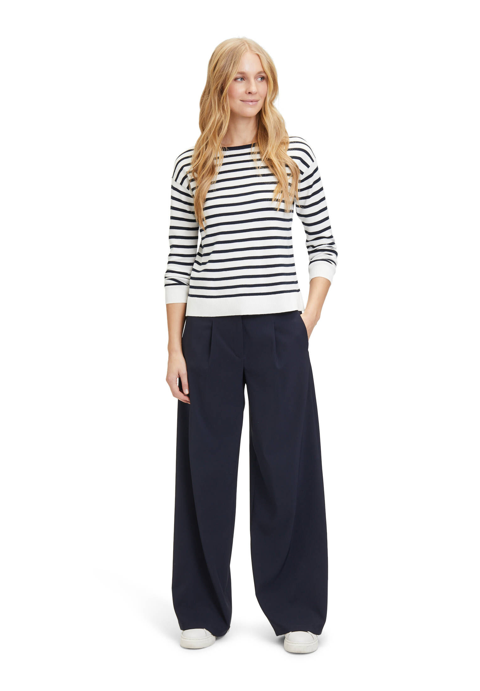 Betty Barclay| Damen Basic-Strickpullover mit Ringel