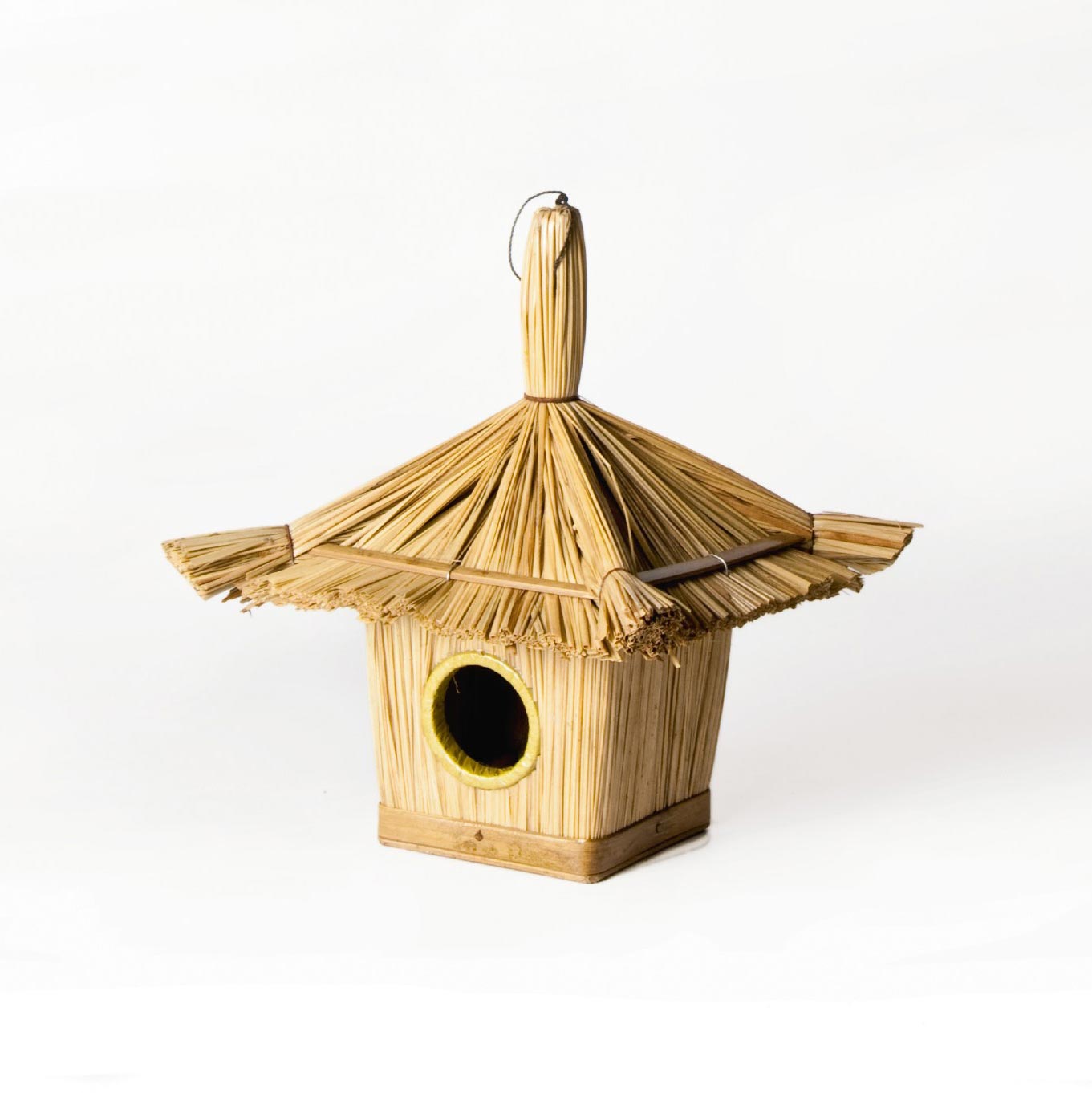 Vogelhaus aus Stroh, L 17 cm, B 17 cm, H 21 cm günstig bestellen