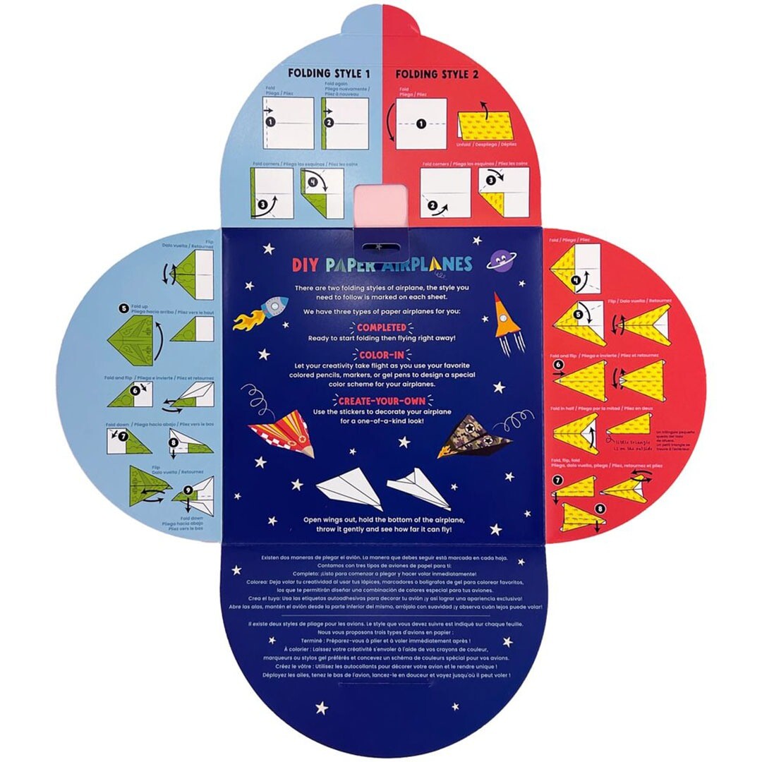 Ooly knutselset diy paper airplanes
