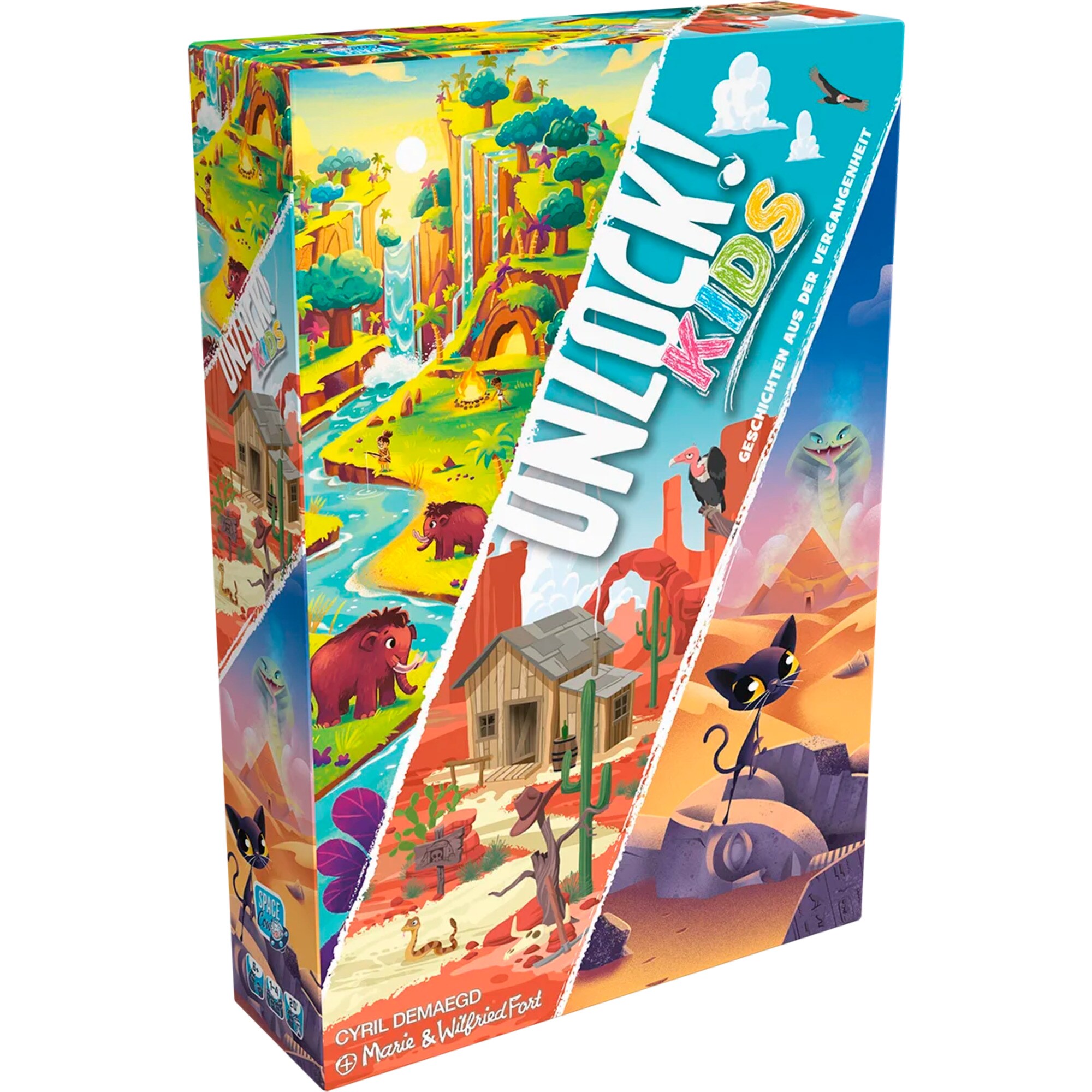 Asmodee Kartenspiel Unlock! Kids - Geschichten aus der Vergangenheit