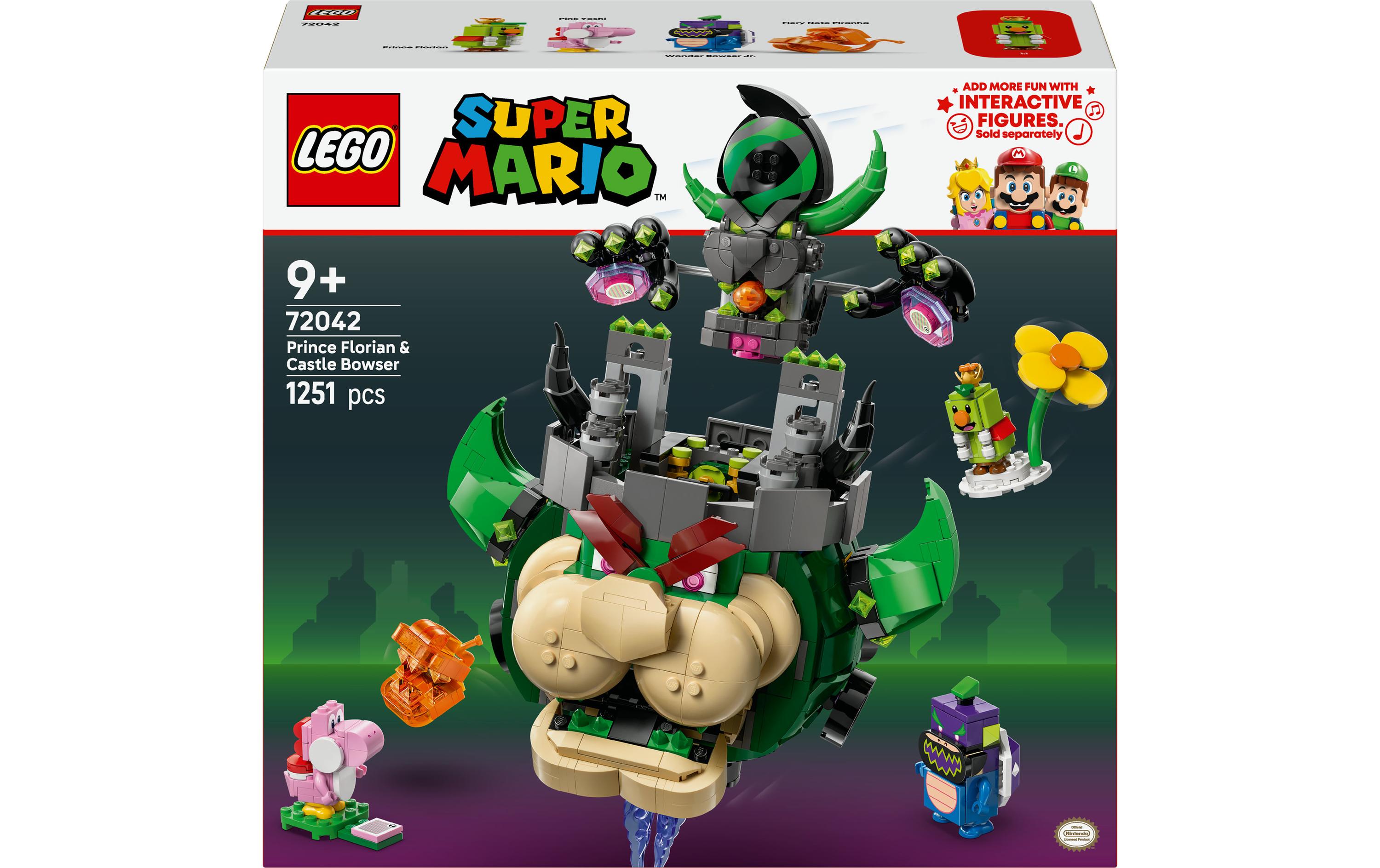 Super Mario Prinz Florian und Schloss-Bowser 72042Interaktiver Spielspass