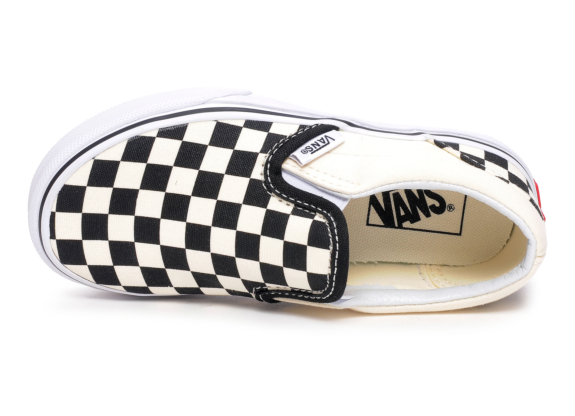 Uy clasic slip on noir blanc
