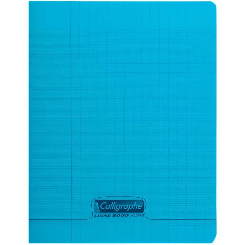 Cahier piqué 8000 POLYPRO 17x22 cm 60 pages grands carreaux 90 g