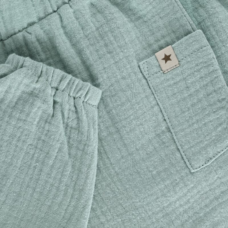 Pants Muslin gray mist - Huttelihut - Rumpetroll