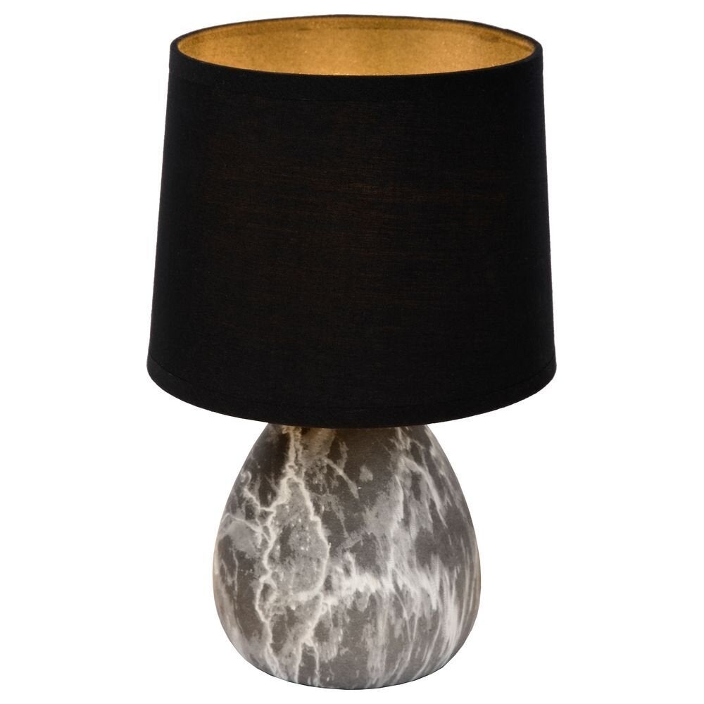 Marmo tafellamp in zwart-wit E14