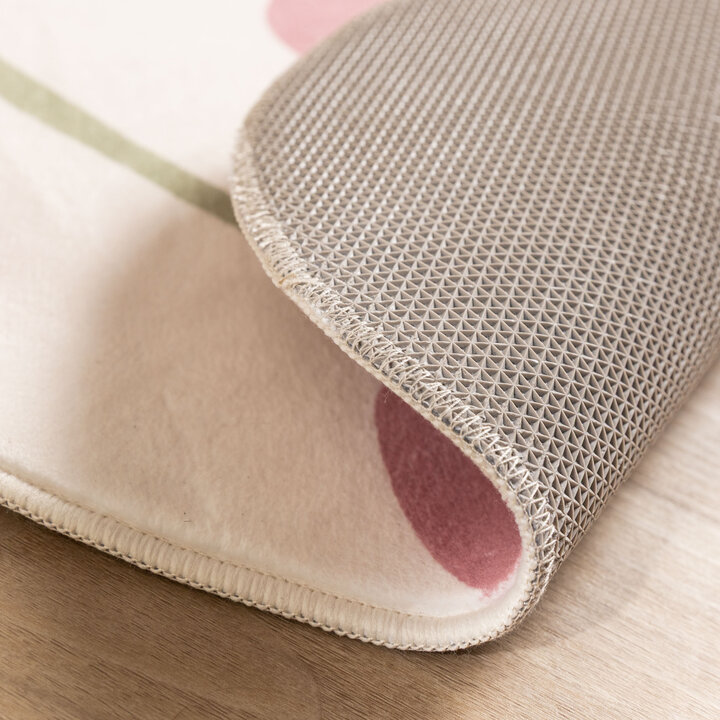 Wasbaar kindervloerkleed - Berry Kersen Rood