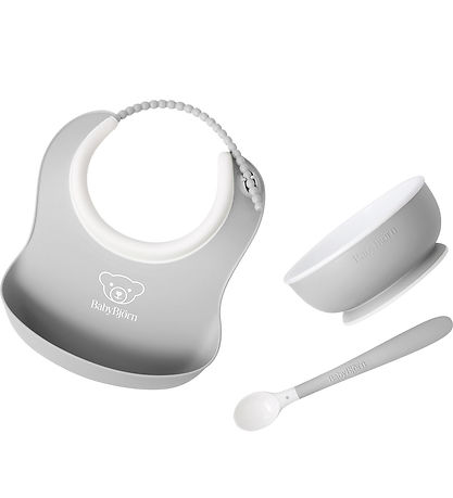 BabyBjörn Geschirr-Set - 3 Teile - Grau