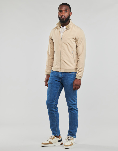 Jack & Jones - JJERUSH HARRINGTON BOMBER Beige