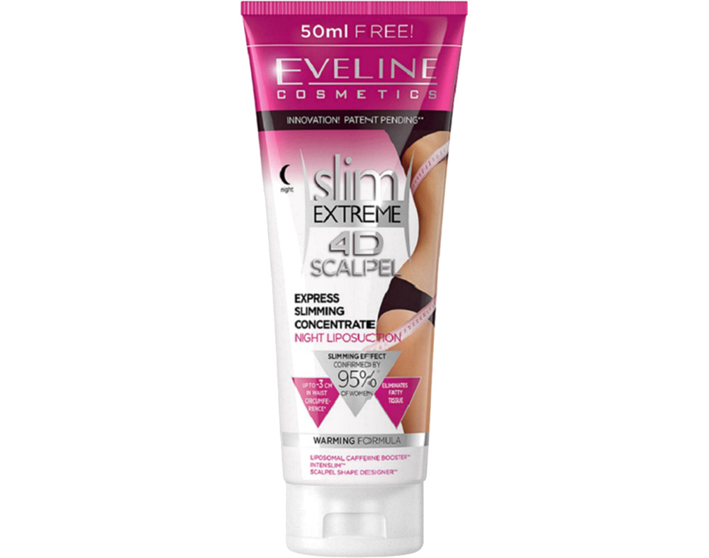 CREME EVELINE CORPO ADELGAÇANTE NOITE 250ML
