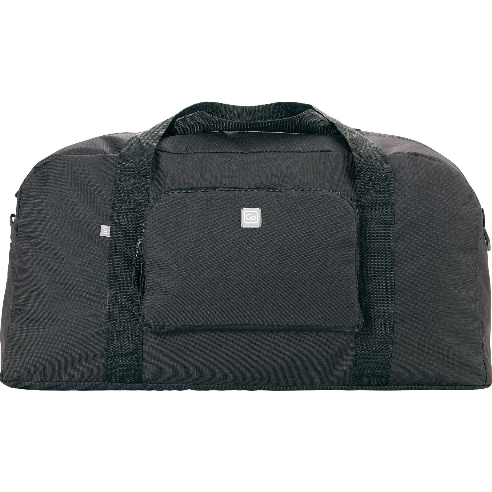 (66L) Gr. XL Adventure Bag Faltbare Reise Tasche mit Schultergurt (852) - Schwarz
