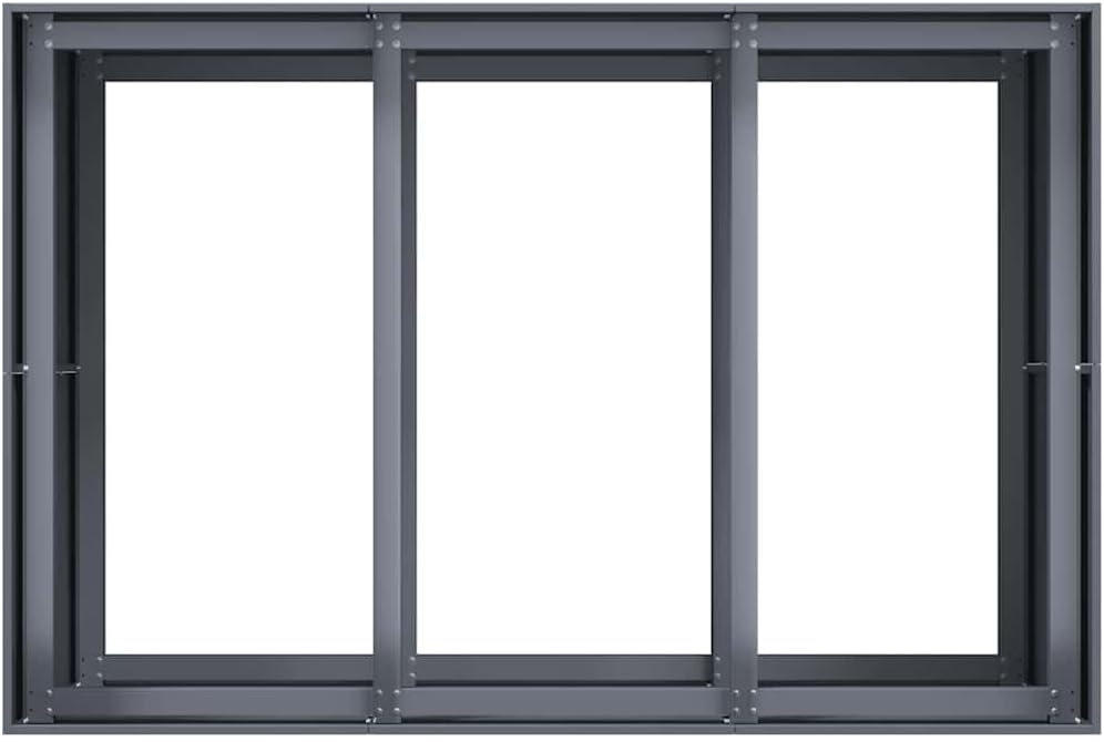 vidaXL Pflanzgefäß Anthrazit 120x80x80 cm Stahl, Pflanzschale, Garten-Garten-Pflanzkübel, Outdoor-Pflanzgefäß, Hochbeet, Pflanzgefäß, Blumenkasten