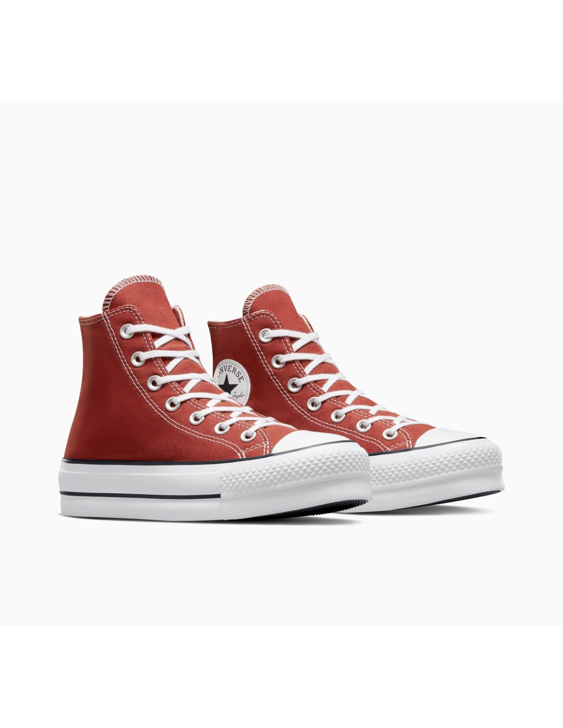 converse Sneakers compensée ctas lift hi ritual red