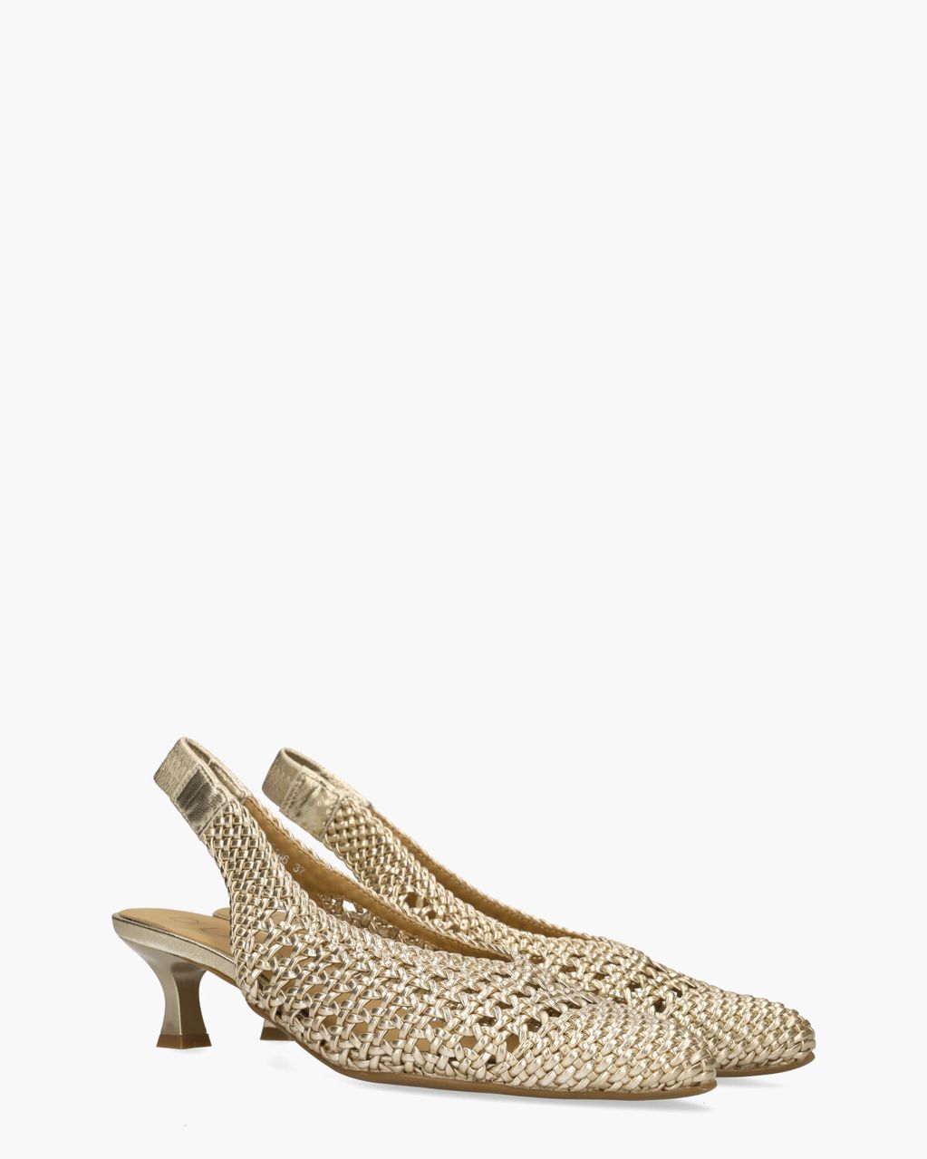 Di Lauro Wady Goud Dames Slingbackpumps
