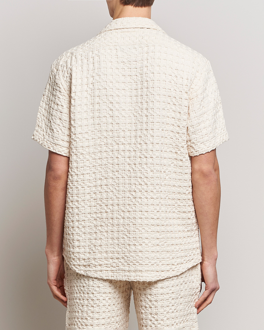 OAS Cuba Waffle Shirt Ecru