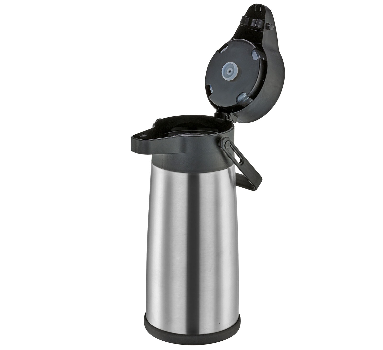 cilio Pumpkanne FESTINO 2,2 Liter silber/schwarz