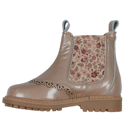 Wheat Stiefel - Champ - Beige m. Blumen