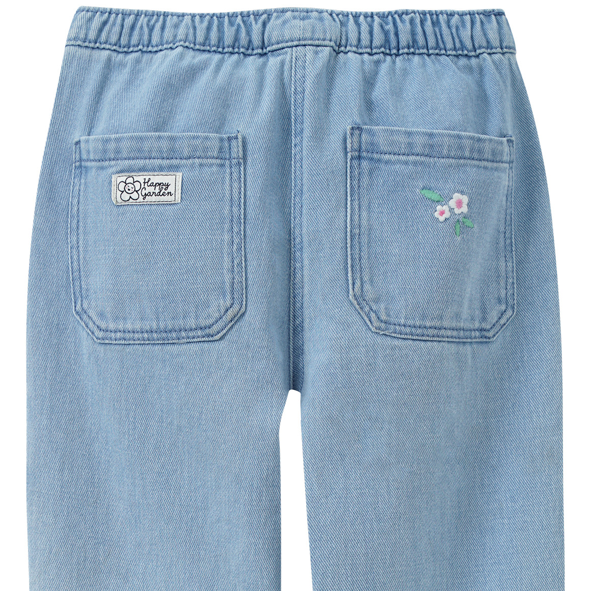 Topolino Mädchen Jeans mit Stickereien hellblau