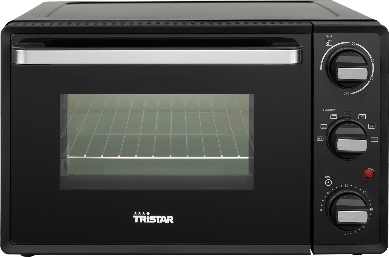 Tristar Minibackofen 19 Liter schwarz