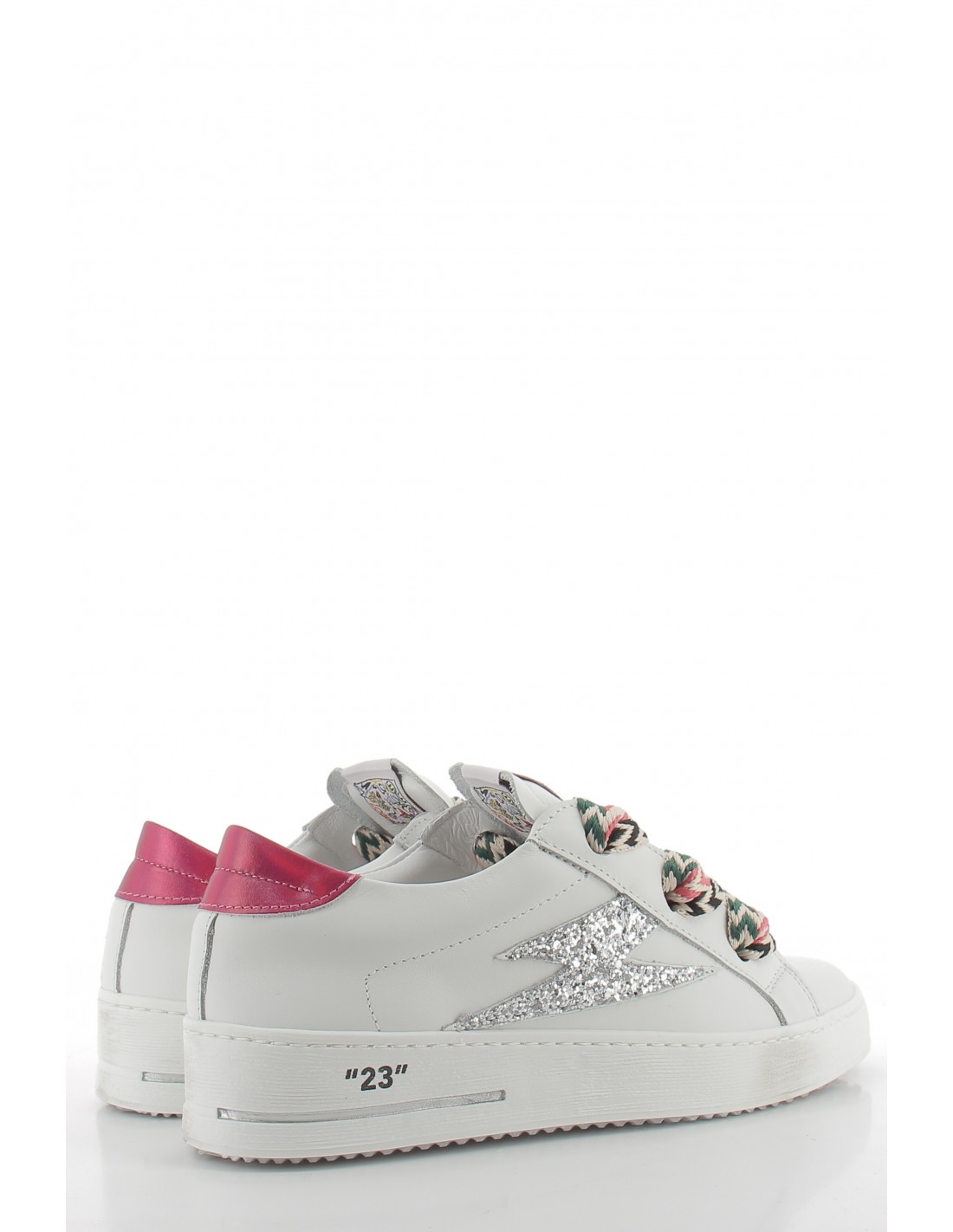 semerdjian Baskets de Ville Femme Rosy Blanc/Rose