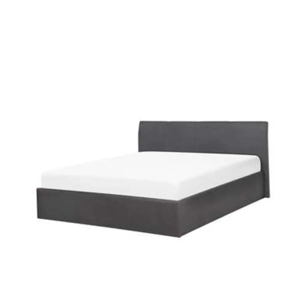 ORBEY - Tweepersoonsbed - Grijs - 160 x 200 cm - Polyester