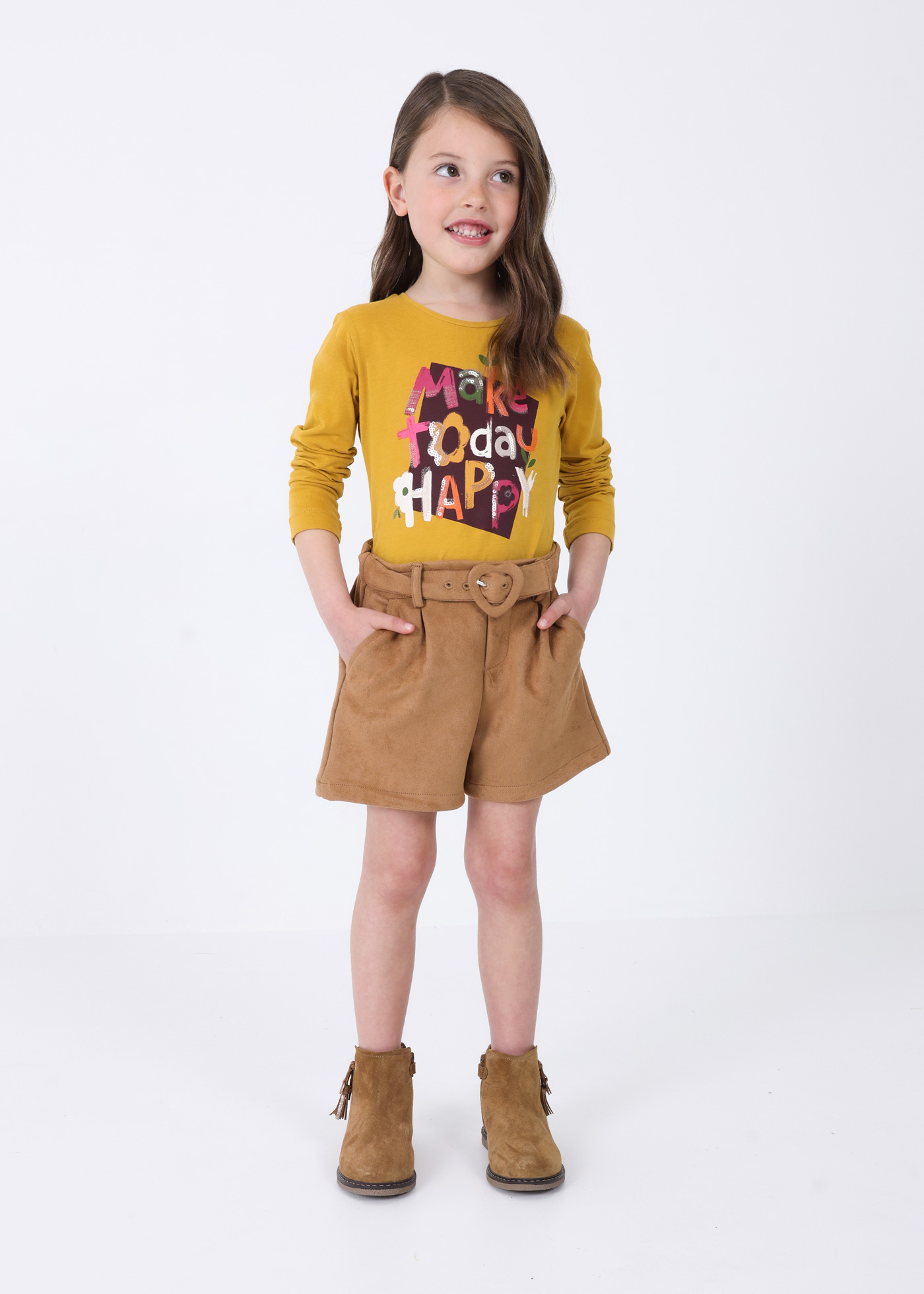 Camiseta estampada Better Cotton para meninas