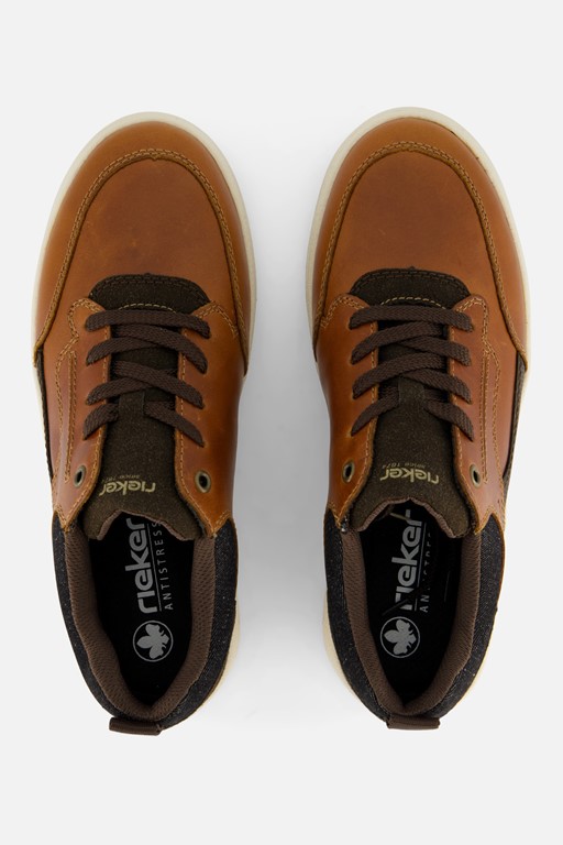 Rieker Sneakers cognac Leer