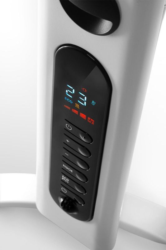 Convector HSX4320E - Verwarming - Wit - 2000 W - Digitale Thermostaat