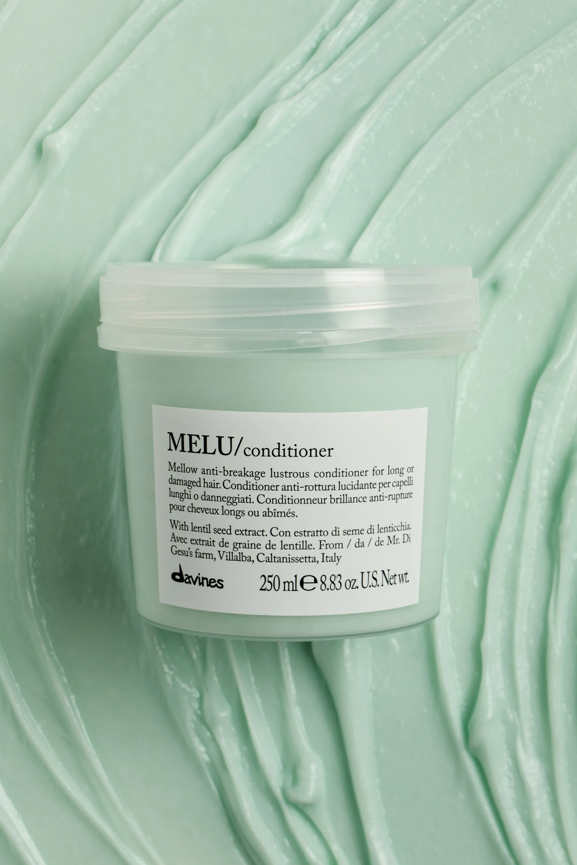 Davines Après-shampoing pour cheveux longs et abîmés Melu-250 ml