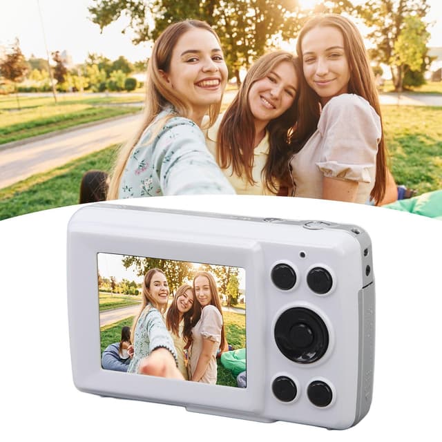 Kompakt 16x optisk zoomkamera med 16MP sensor og 2,4